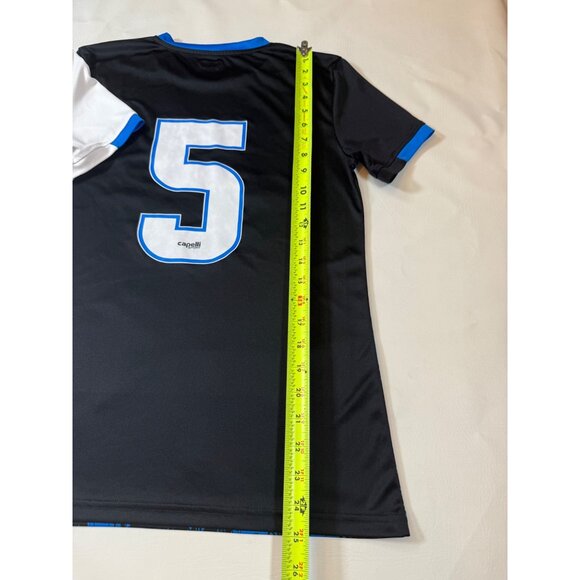 Capelli Sport Soccer Jerseys Size S Lot #5 Blue & White game day (bin FF103) - Picture 4 of 6